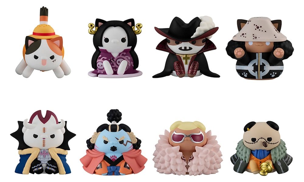 Megahouse One Piece Mega Cat Project Nyan Piece Nyan Luffy Minifiguren