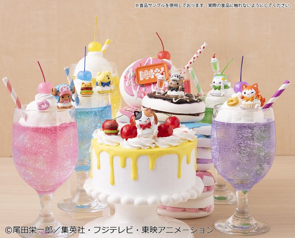 Megahouse One Piece Mega Cat Project NyanPieceNyan Diner Minifiguren