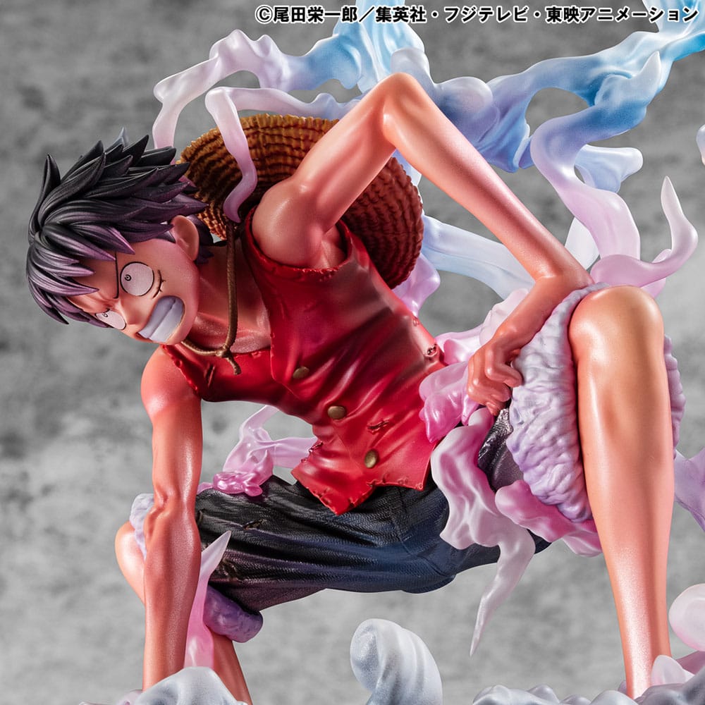 Megahouse One Piece P.O.P Monkey D. Ruffy Gear 2 Limited Edition Statue