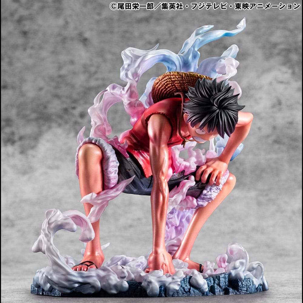 Megahouse One Piece P.O.P Monkey D. Ruffy Gear 2 Limited Edition Statue