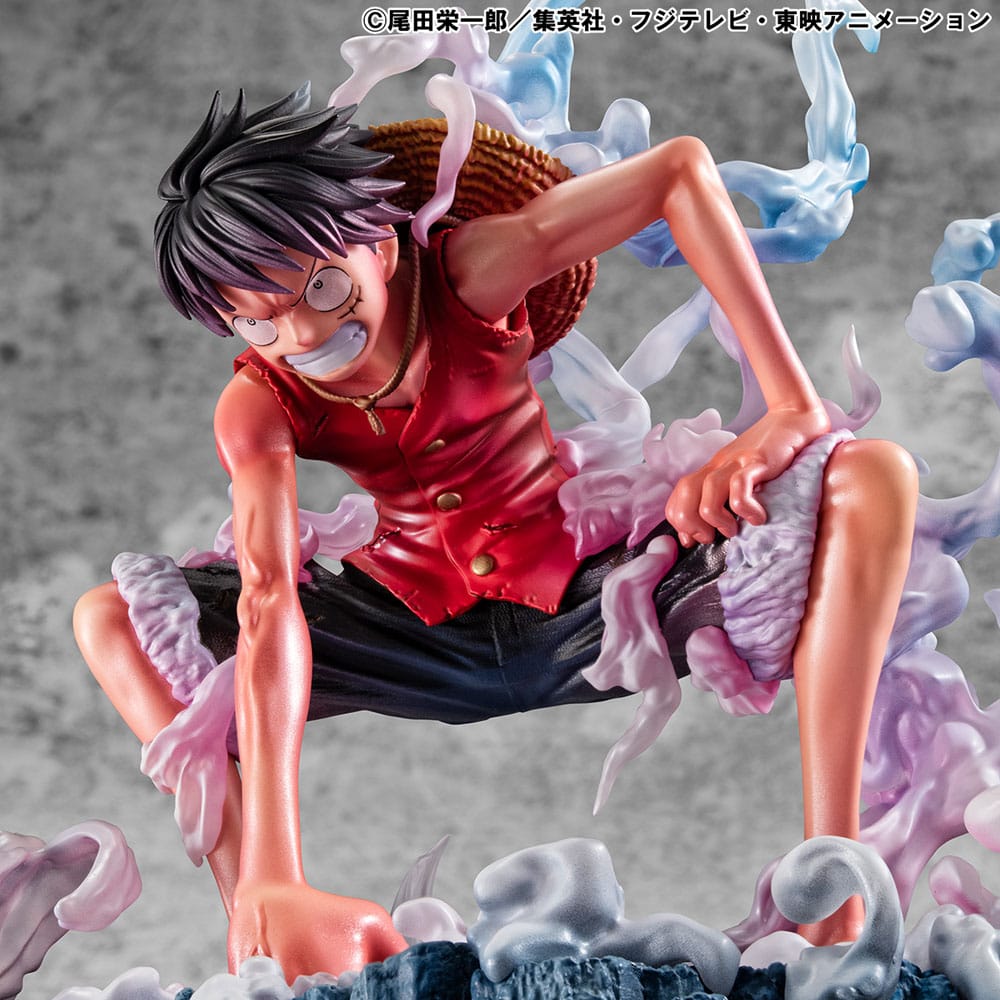 Megahouse One Piece P.O.P Monkey D. Ruffy Gear 2 Limited Edition Statue