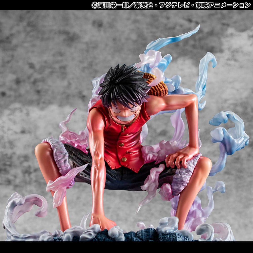 Megahouse One Piece P.O.P Monkey D. Ruffy Gear 2 Limited Edition Statue