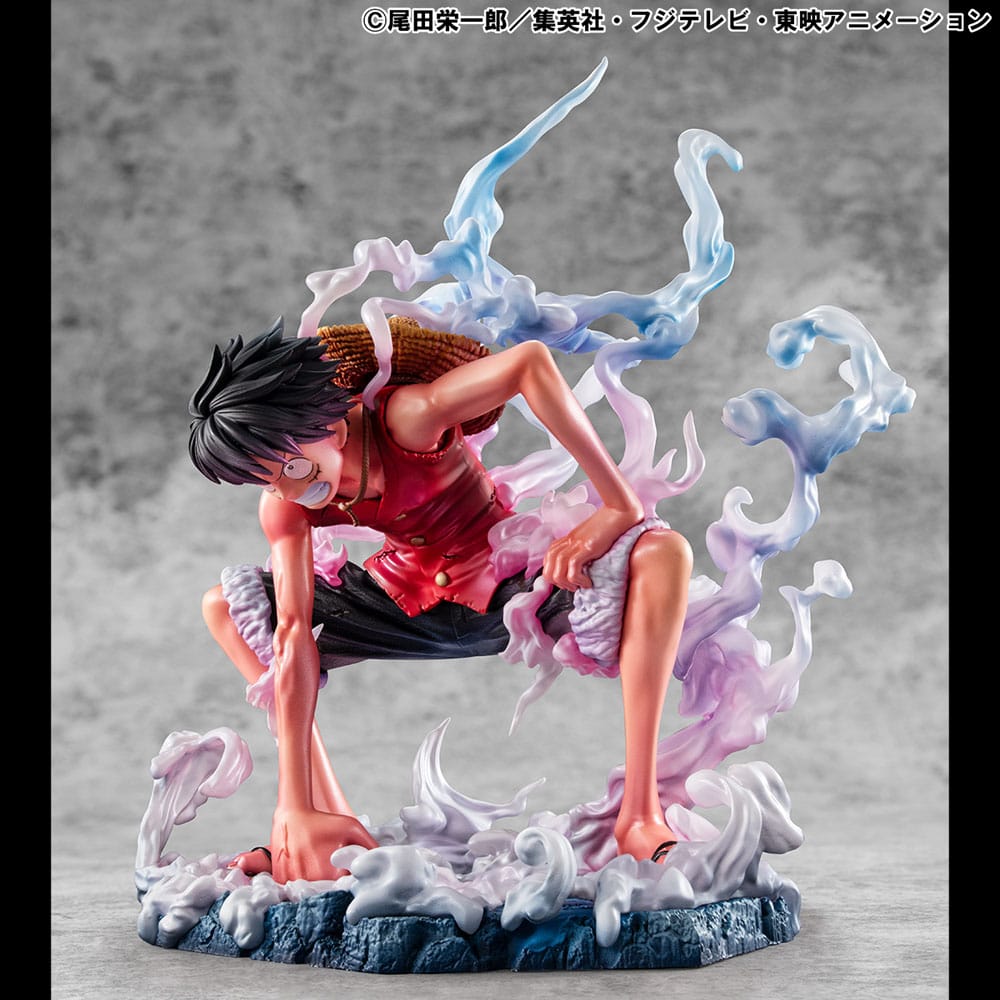 Megahouse One Piece P.O.P Monkey D. Ruffy Gear 2 Limited Edition Statue