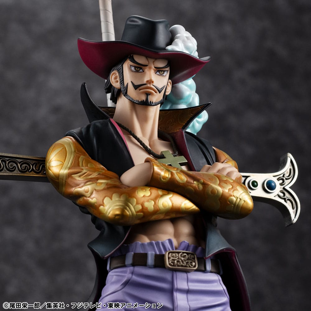 Megahouse One Piece P.O.P SA-MAXIMUM Hawk Eye Dracule Mihawk Ver. R Statue
