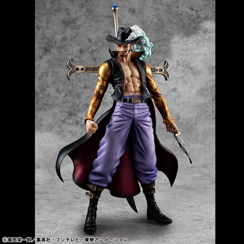 Megahouse One Piece P.O.P SA-MAXIMUM Hawk Eye Dracule Mihawk Ver. R Statue