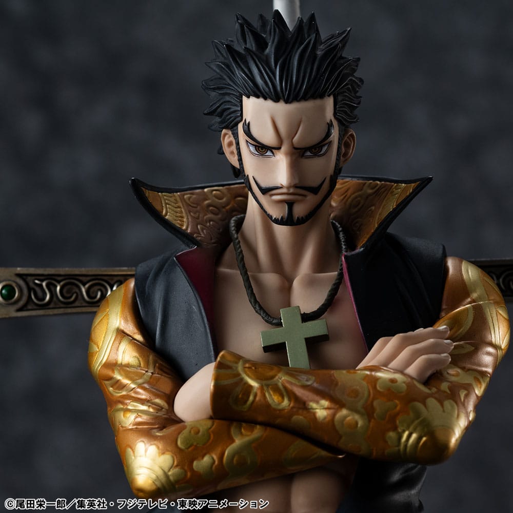 Megahouse One Piece P.O.P SA-MAXIMUM Hawk Eye Dracule Mihawk Ver. R Statue