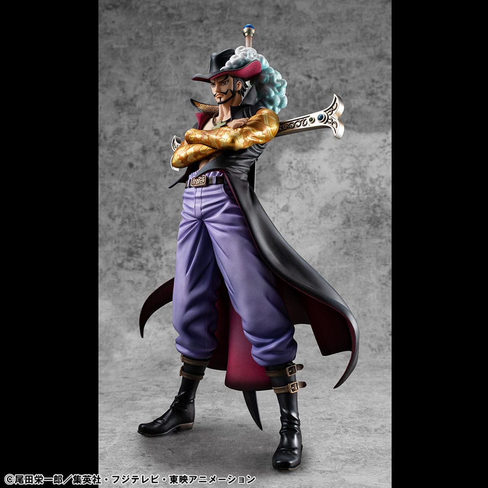Megahouse One Piece P.O.P SA-MAXIMUM Hawk Eye Dracule Mihawk Ver. R Statue
