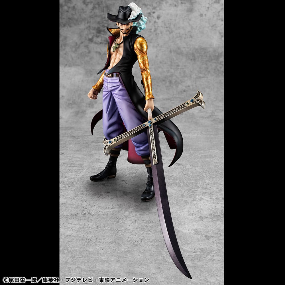 Megahouse One Piece P.O.P SA-MAXIMUM Hawk Eye Dracule Mihawk Ver. R Statue