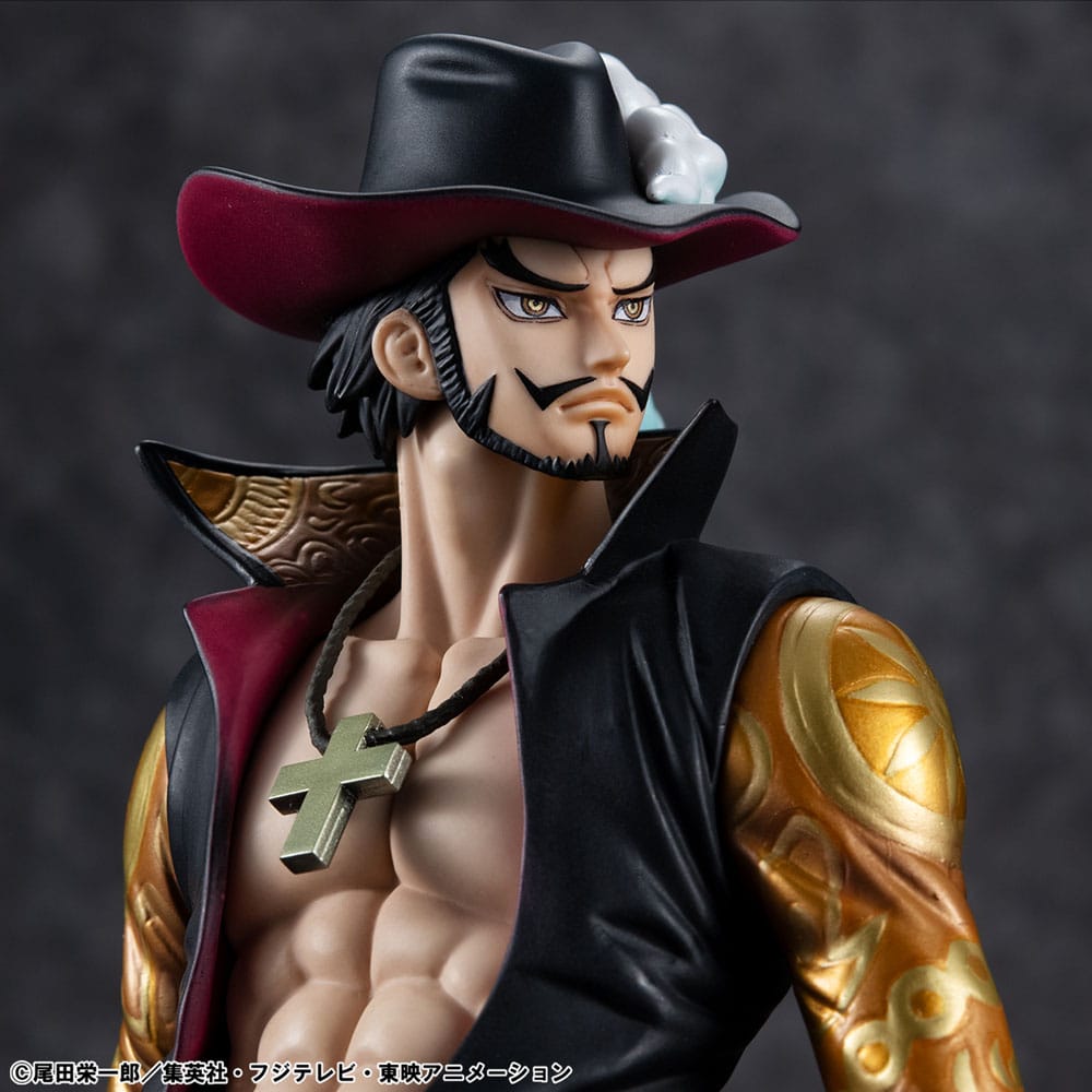 Megahouse One Piece P.O.P SA-MAXIMUM Hawk Eye Dracule Mihawk Ver. R Statue