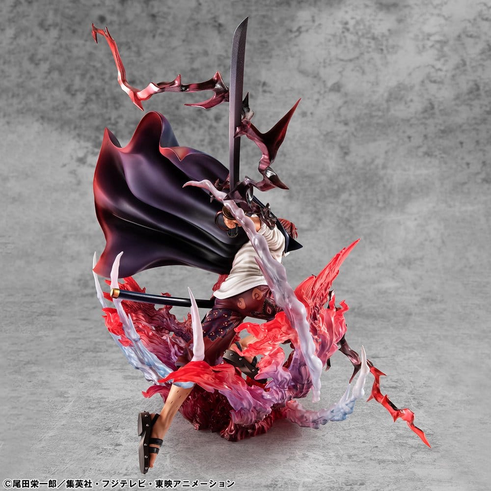 Megahouse One Piece P.O.P SA-MAXIMUM Red-Haired Shanks Leader of Red Hair Pirates Statue