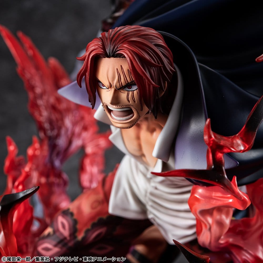 Megahouse One Piece P.O.P SA-MAXIMUM Red-Haired Shanks Leader of Red Hair Pirates Statue