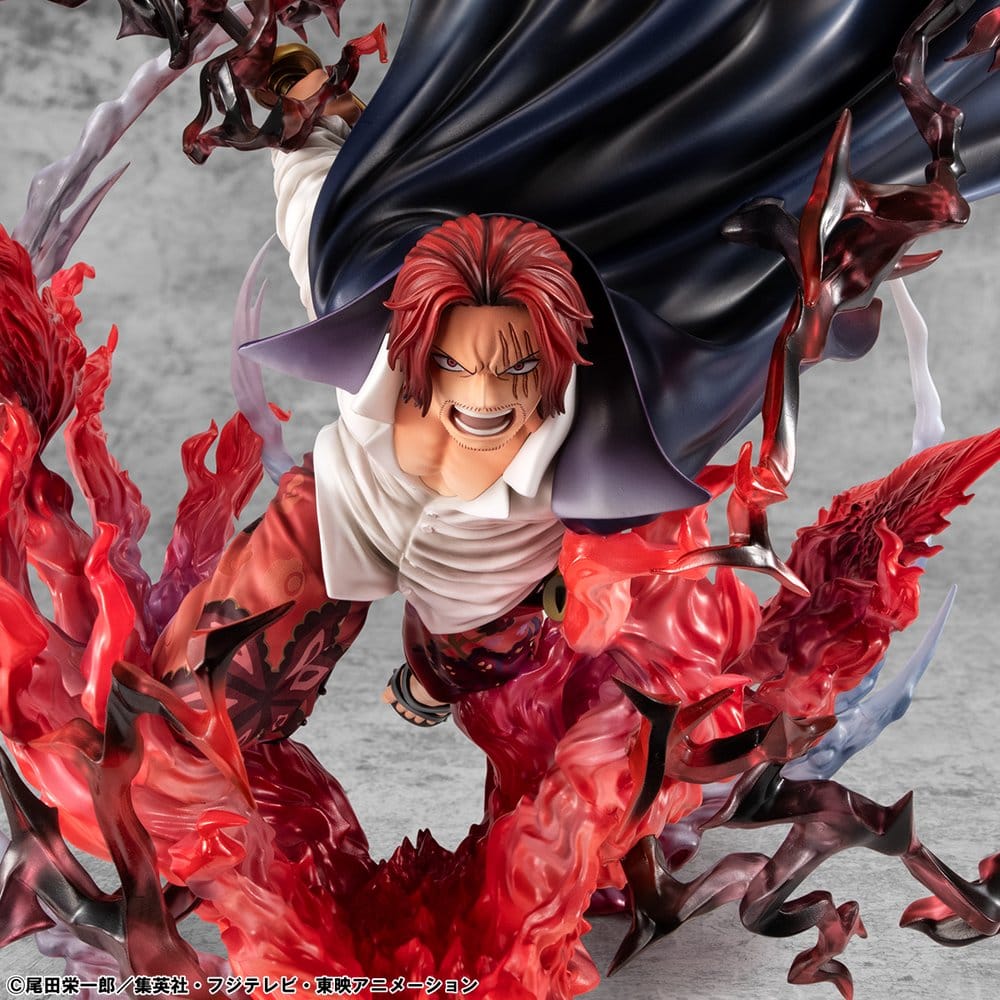 Megahouse One Piece P.O.P SA-MAXIMUM Red-Haired Shanks Leader of Red Hair Pirates Statue