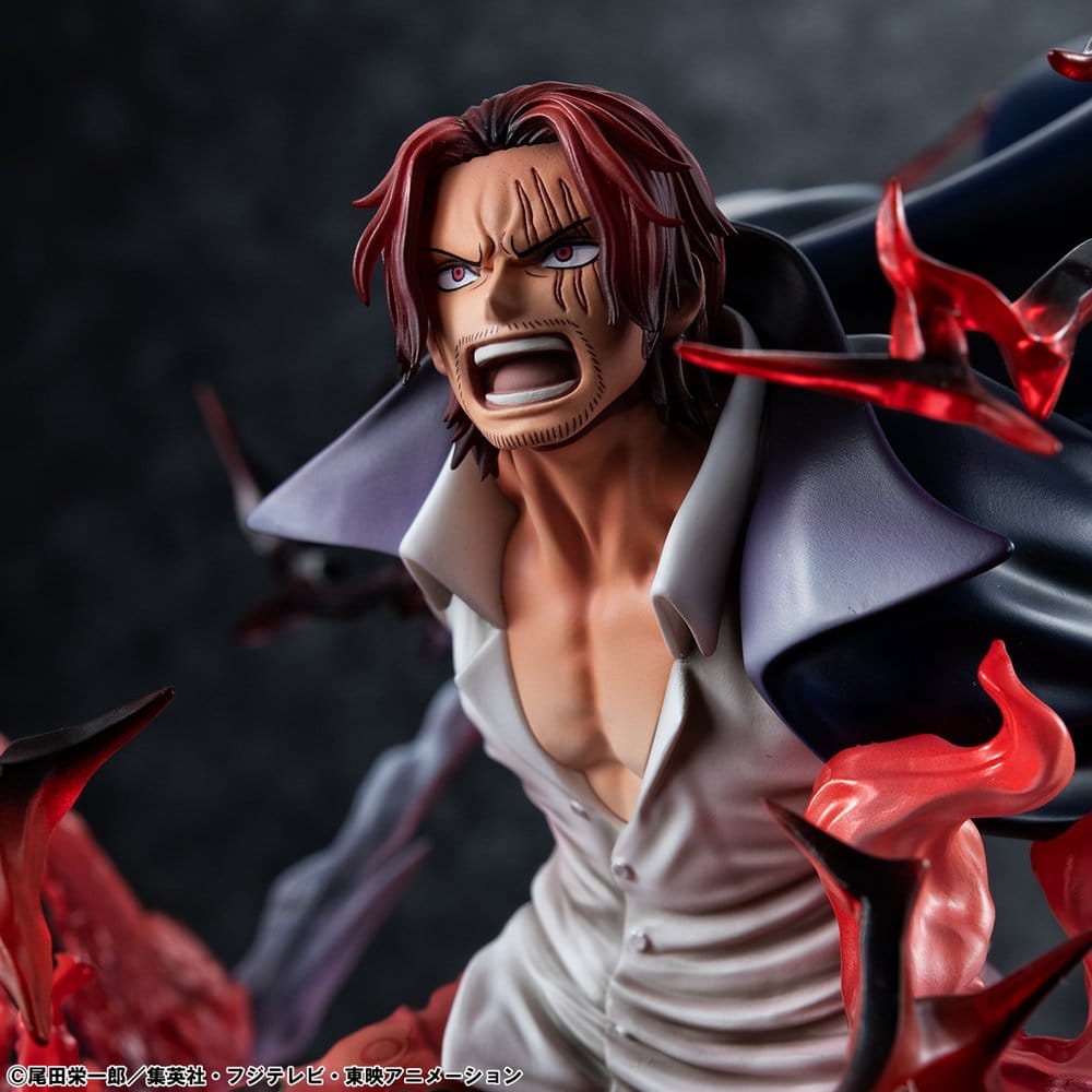 Megahouse One Piece P.O.P SA-MAXIMUM Red-Haired Shanks Leader of Red Hair Pirates Statue