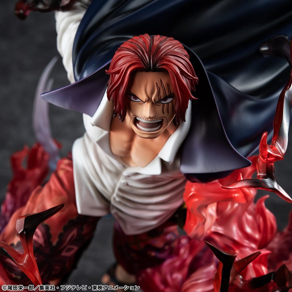 Megahouse One Piece P.O.P SA-MAXIMUM Red-Haired Shanks Leader of Red Hair Pirates Statue