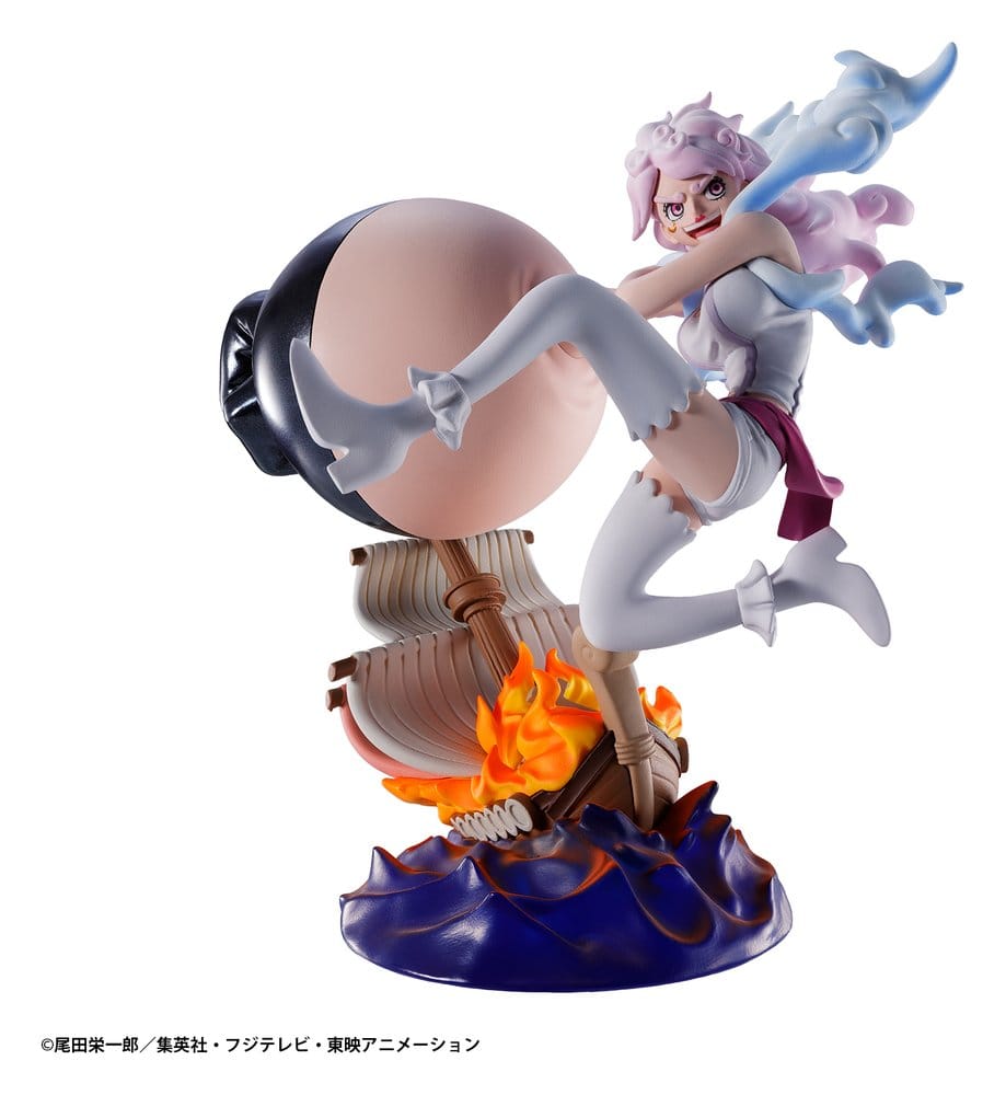 Megahouse One Piece Petitrama Series LOGBOX RE BIRTH Ver. Egghead 02 Egghead Minifiguren