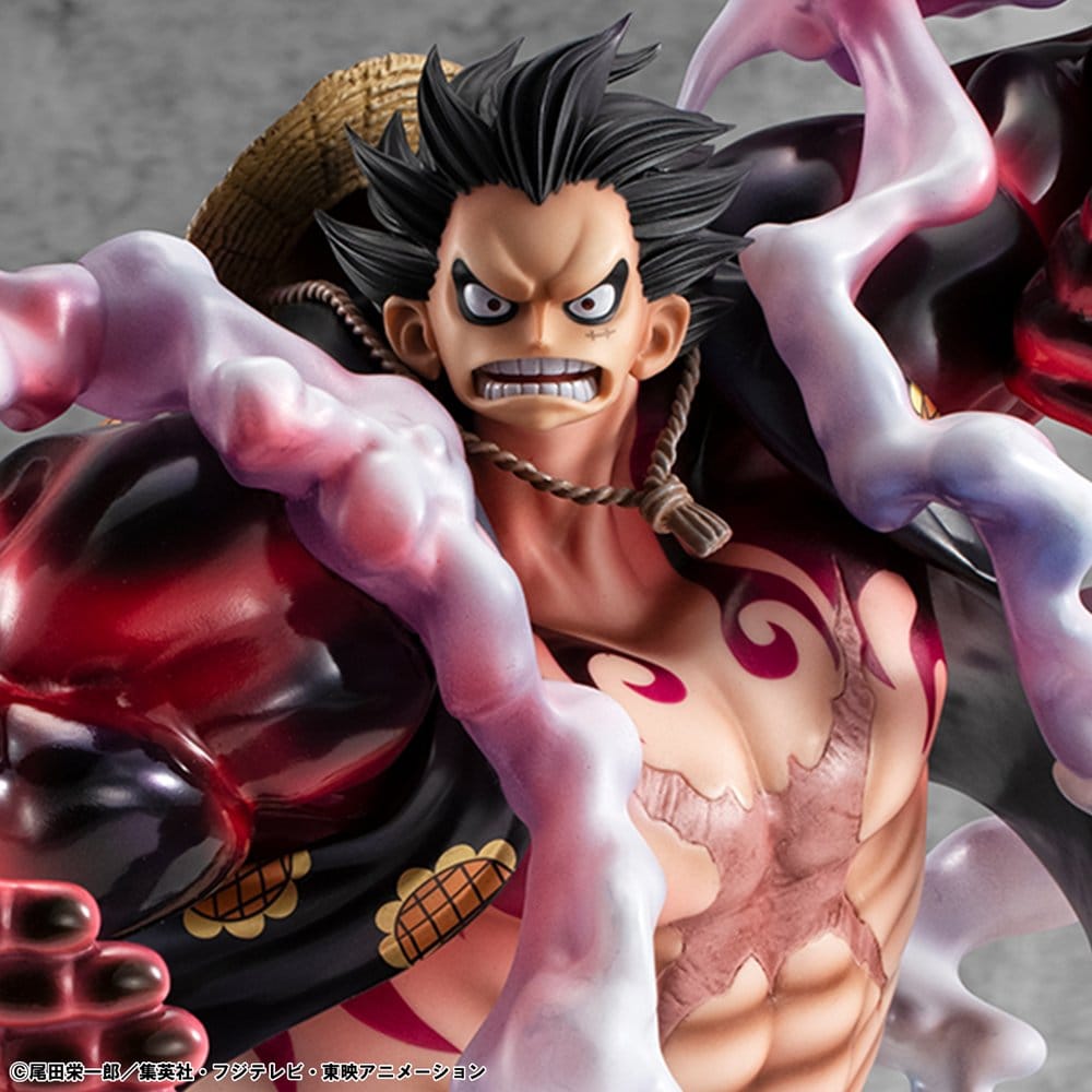 Megahouse One Piece Portrait.Of.Pirates SA-Maximum Monkey D. Ruffy Gear 4 Bounce-Man 10th Limited Ver. Figur