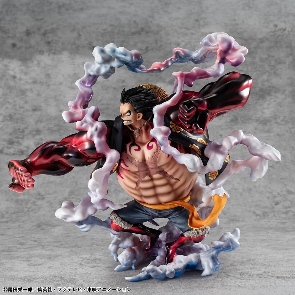 Megahouse One Piece Portrait.Of.Pirates SA-Maximum Monkey D. Ruffy Gear 4 Bounce-Man 10th Limited Ver. Figur