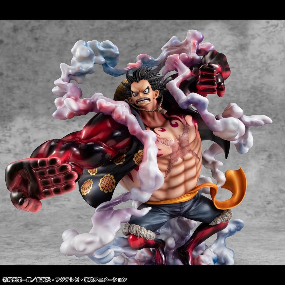 Megahouse One Piece Portrait.Of.Pirates SA-Maximum Monkey D. Ruffy Gear 4 Bounce-Man 10th Limited Ver. Figur