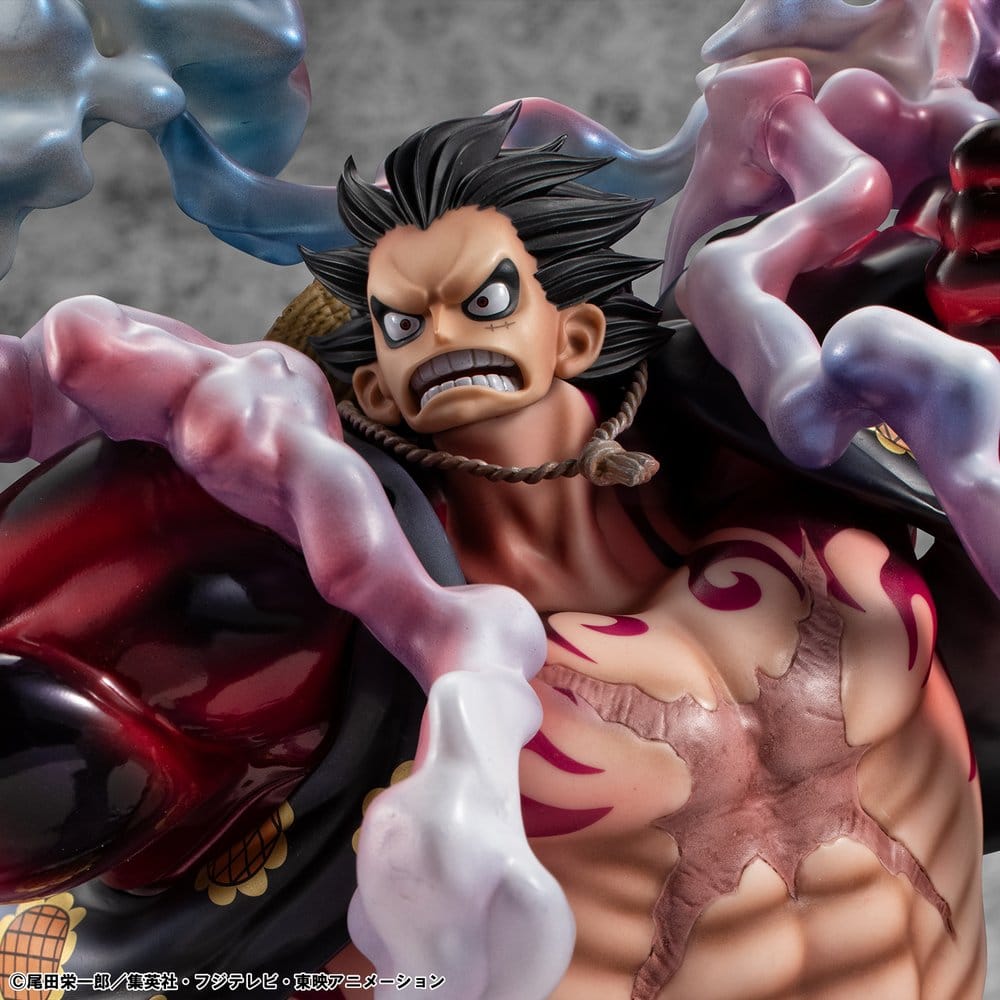 Megahouse One Piece Portrait.Of.Pirates SA-Maximum Monkey D. Ruffy Gear 4 Bounce-Man 10th Limited Ver. Figur