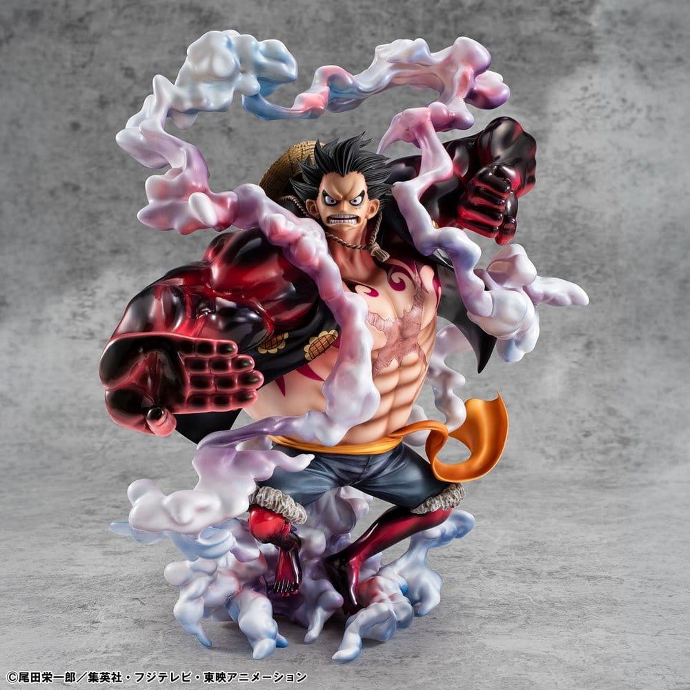 Megahouse One Piece Portrait.Of.Pirates SA-Maximum Monkey D. Ruffy Gear 4 Bounce-Man 10th Limited Ver. Figur