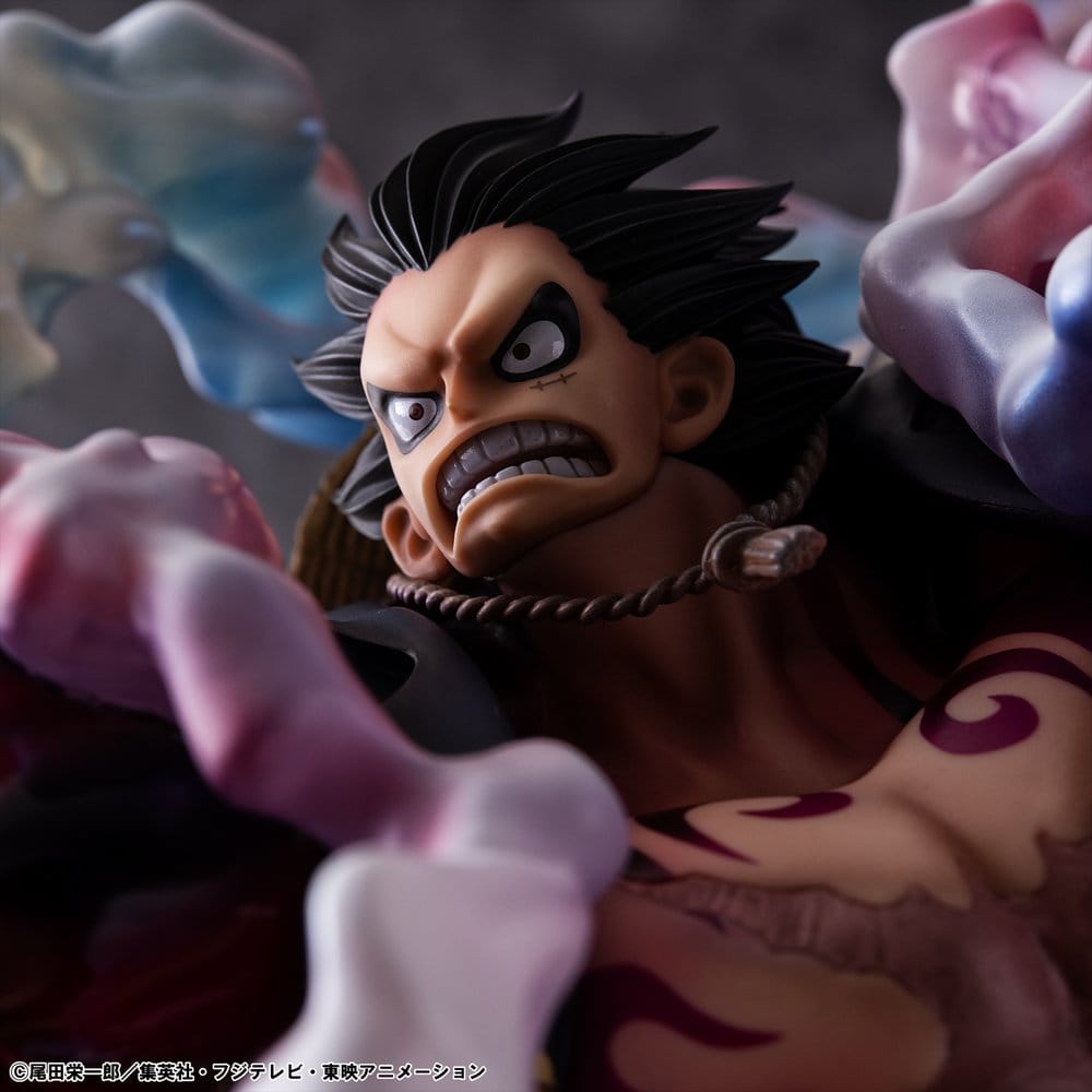 Megahouse One Piece Portrait.Of.Pirates SA-Maximum Monkey D. Ruffy Gear 4 Bounce-Man 10th Limited Ver. Figur