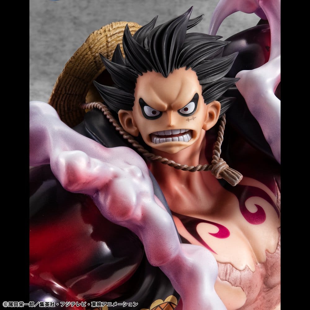 Megahouse One Piece Portrait.Of.Pirates SA-Maximum Monkey D. Ruffy Gear 4 Bounce-Man 10th Limited Ver. Figur