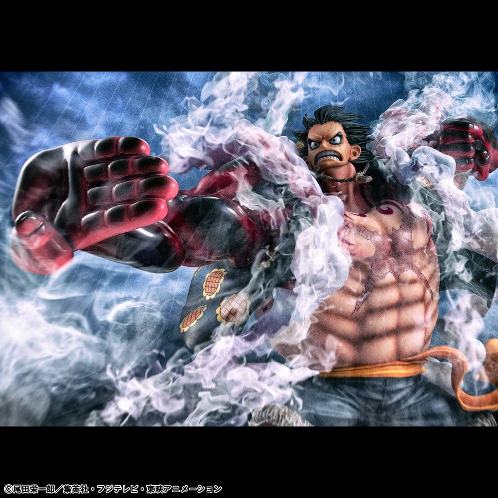 Megahouse One Piece Portrait.Of.Pirates SA-Maximum Monkey D. Ruffy Gear 4 Bounce-Man 10th Limited Ver. Figur