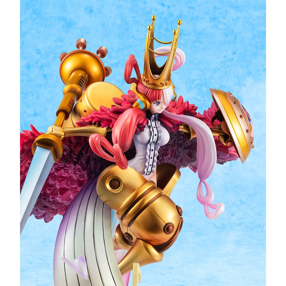Megahouse One Piece Portrait Of Pirates Uta I´m Invincible Red Maximum Statue