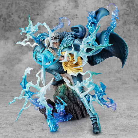Megahouse One Piece Portrait Of Pirates WA-MAXIMUM Trafalgar Law The Surgeon of Death Awaken Ver. Statue