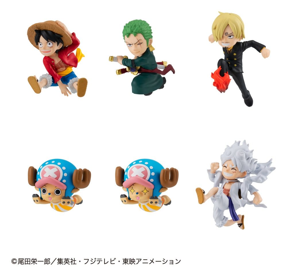 Megahouse One Piece Tobimas Minifiguren Blind Box Display 6 Pack