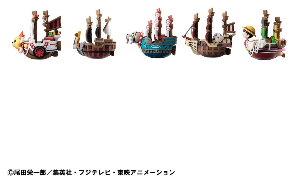 Megahouse One Piece YuraColle Series Grand Line Collection Set Vol.3 Minifiguren