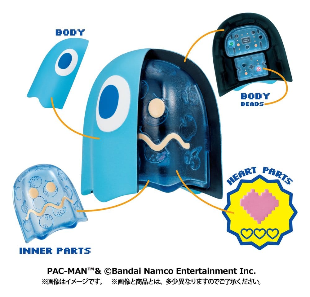 Megahouse Pac-Man Inside Fantasy Pac-Man Blind Box Display (4) Minifiguren