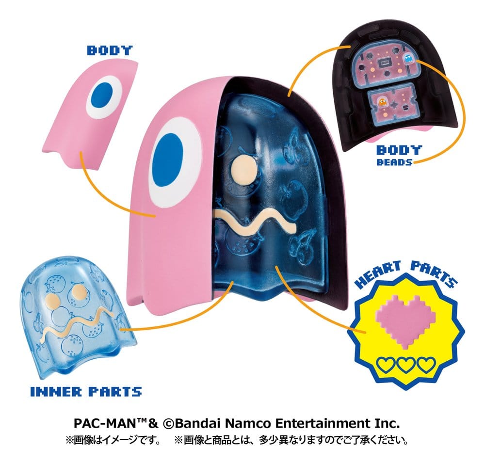 Megahouse Pac-Man Inside Fantasy Pac-Man Blind Box Display (4) Minifiguren