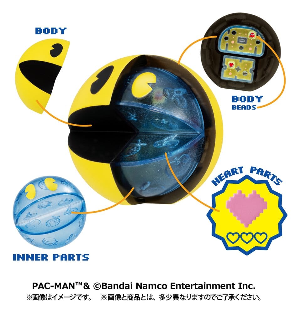 Megahouse Pac-Man Inside Fantasy Pac-Man Blind Box Display (4) Minifiguren