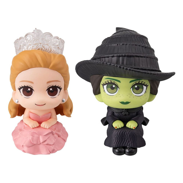 Megahouse Wicked Look Up Elphaba & Glinda With Gift Figurine