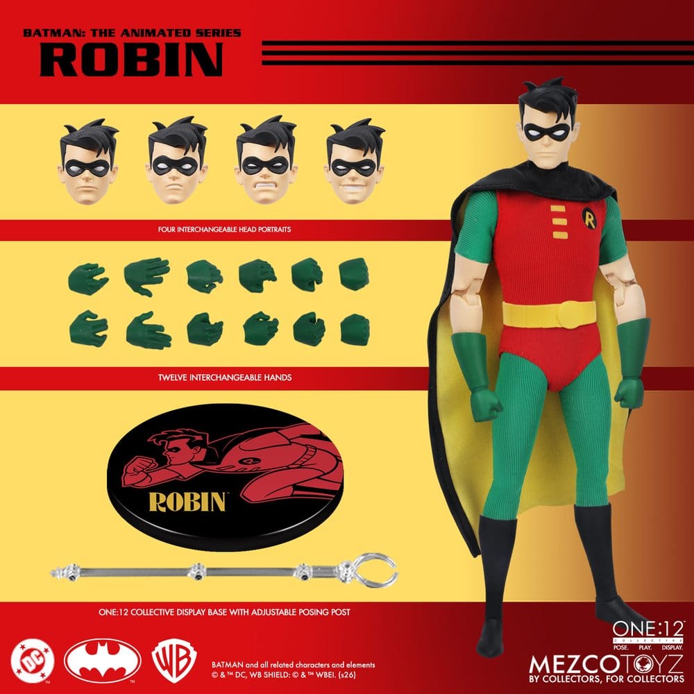 Mezco Toys Batman Die Zeichentrickserie Robin One:12 Collective 1/12 Actionfigur
