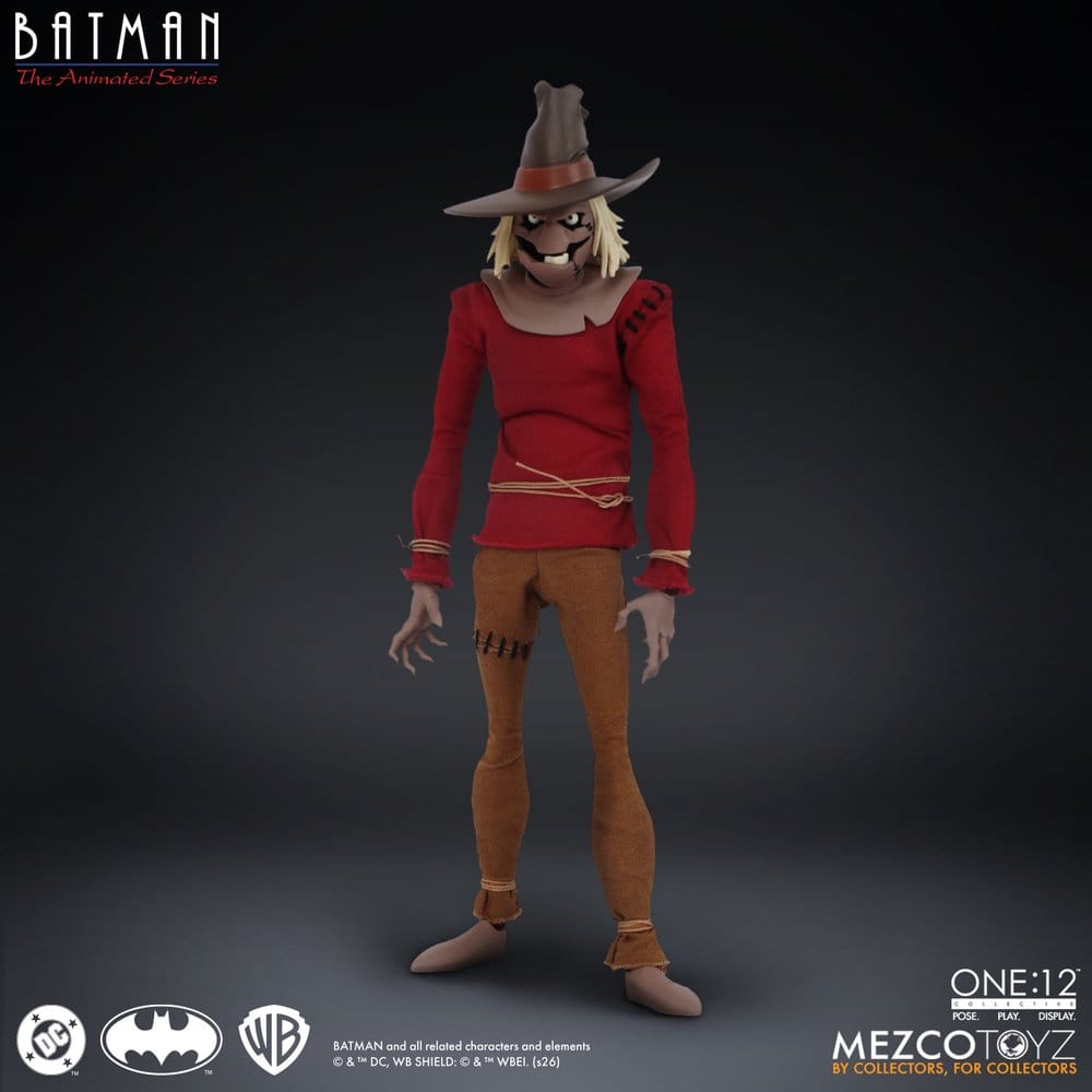 Mezco Toys Batman Die Zeichentrickserie Scarecrow One:12 Collective 1/12 Actionfigur