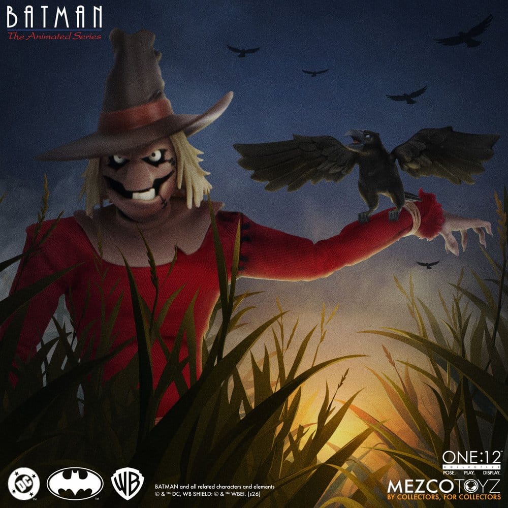 Mezco Toys Batman Die Zeichentrickserie Scarecrow One:12 Collective 1/12 Actionfigur
