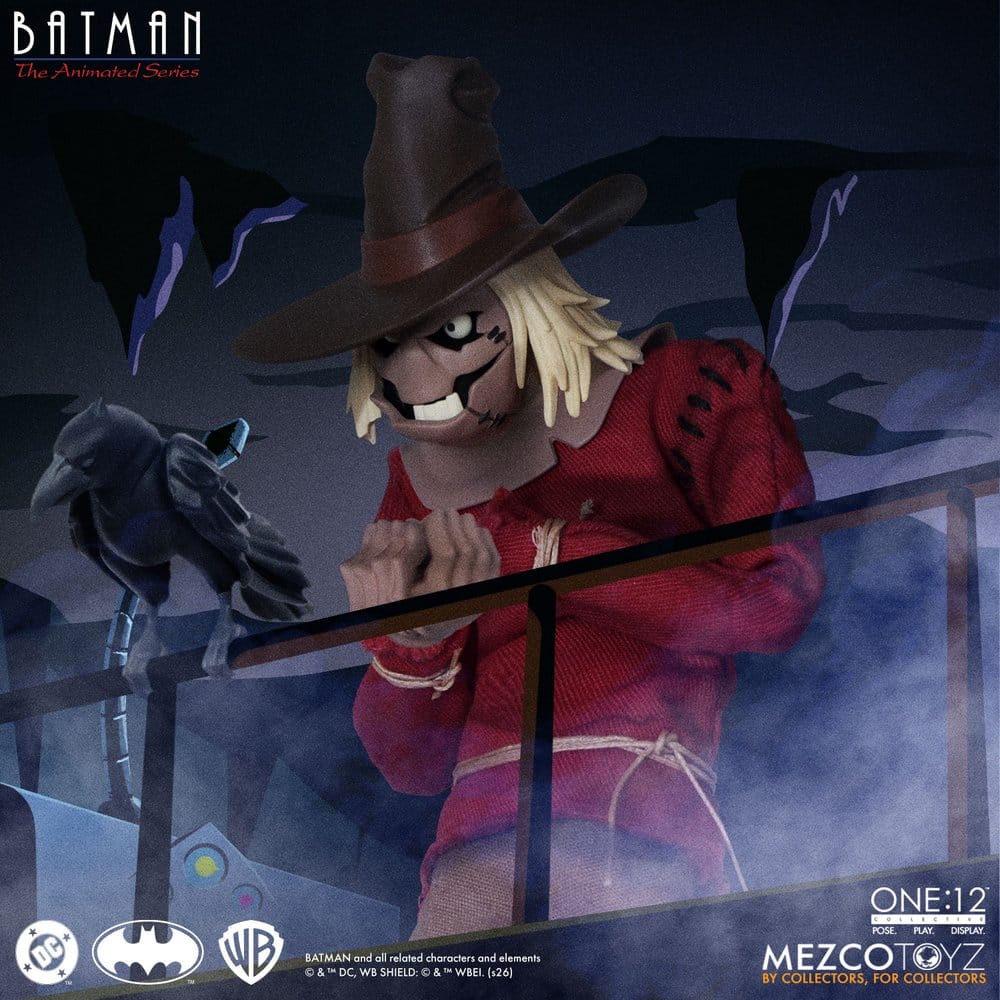 Mezco Toys Batman Die Zeichentrickserie Scarecrow One:12 Collective 1/12 Actionfigur
