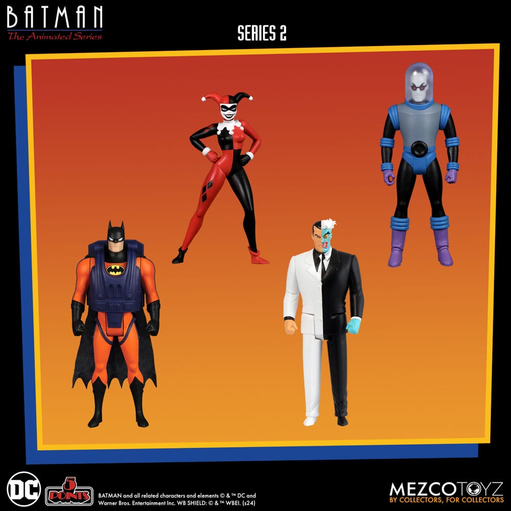Mezco Toys Batman The Animated Series 2 Batman 5 Points Deluxe Box Set Actionfigur