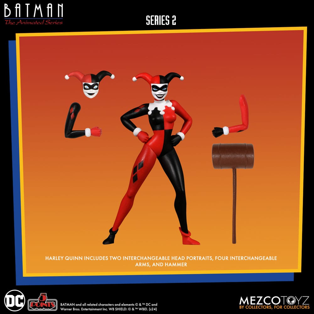 Mezco Toys Batman The Animated Series 2 Batman 5 Points Deluxe Box Set Actionfigur