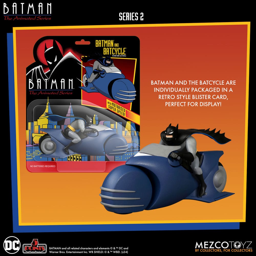 Mezco Toys Batman The Animated Series 2 Batman 5 Points Deluxe Box Set Actionfigur