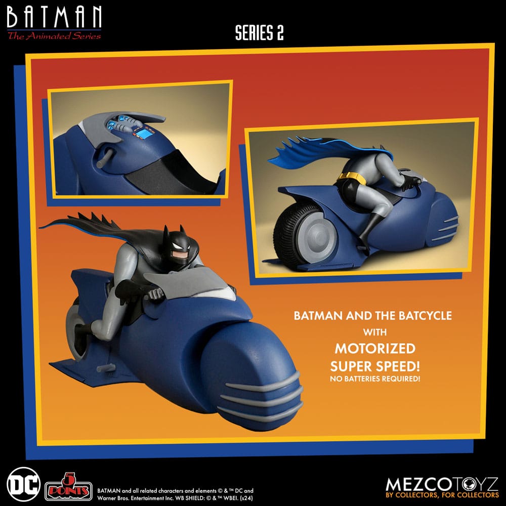 Mezco Toys Batman The Animated Series 2 Batman 5 Points Deluxe Box Set Actionfigur