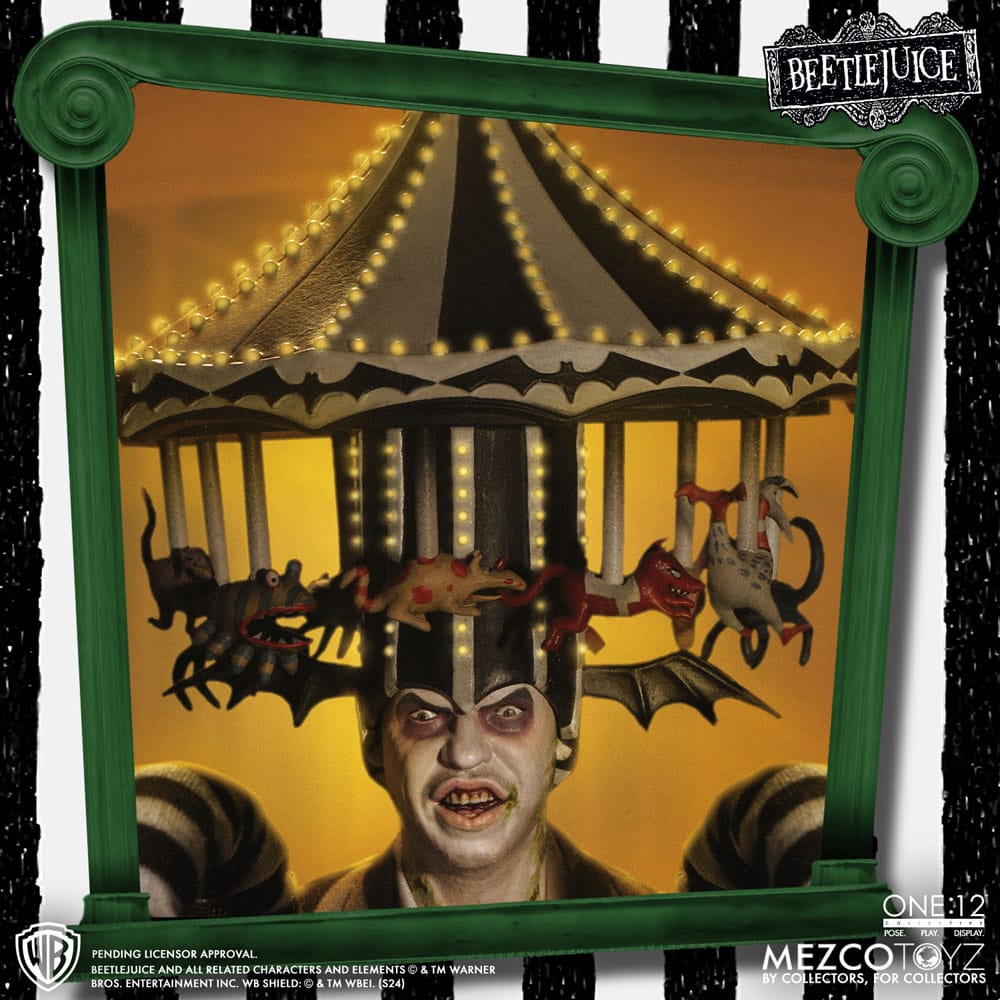Mezco Toys Beetlejuice Deluxe Edition 1/12 Actionfigur
