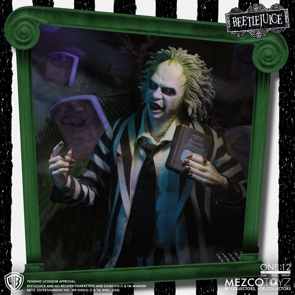 Mezco Toys Beetlejuice Deluxe Edition 1/12 Actionfigur