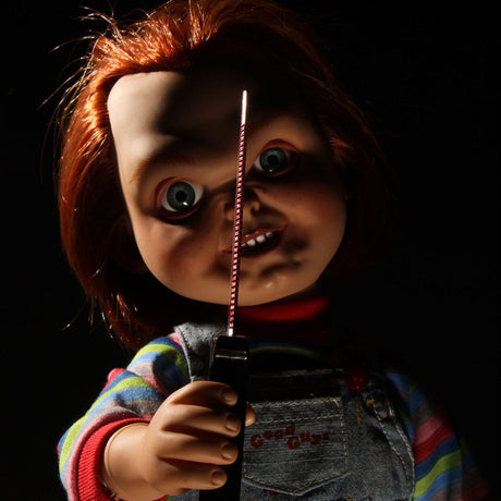 Mezco Toys Chucky Die Mörderpuppe Puppe Sneering Chucky mit Sound MDS Mega Scale