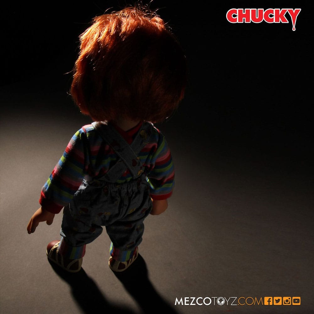 Mezco Toys Chucky Die Mörderpuppe Puppe Sneering Chucky mit Sound MDS Mega Scale