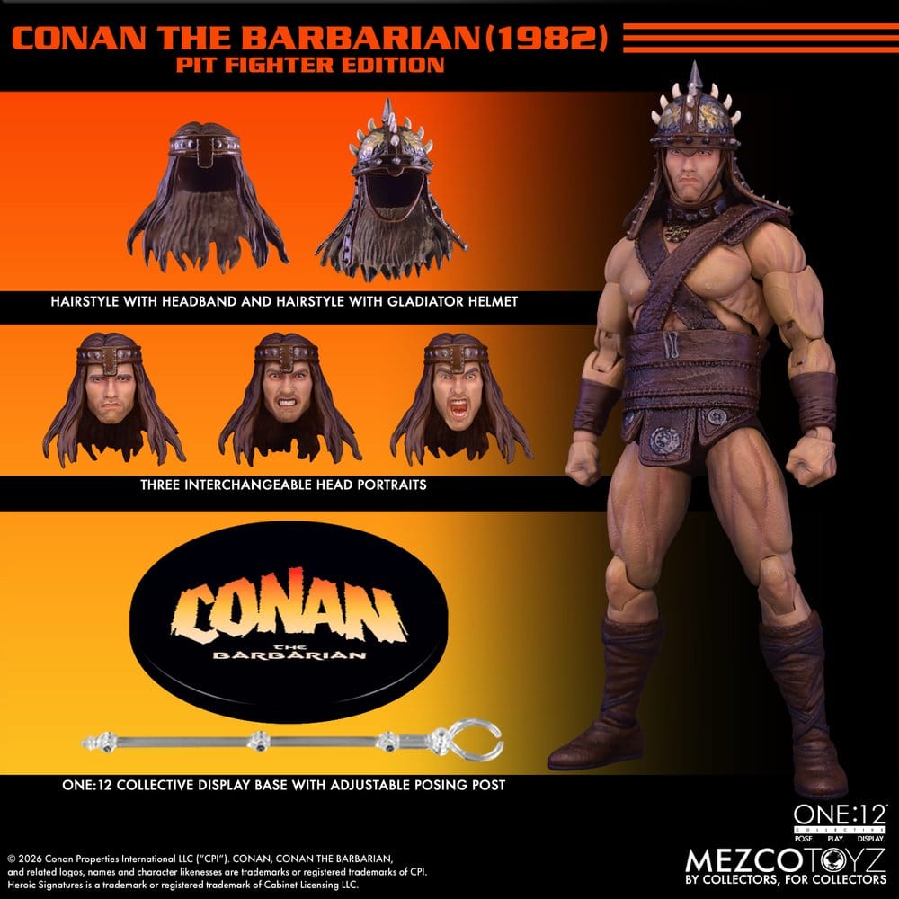 Mezco Toys Conan der Barbar - Conan (Pit Fighter Edition) One:12 Collective 1/12 Actionfigur
