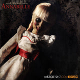 Mezco Toys Conjuring Die Heimsuchung Annabelle Roto Plush Replik Puppe