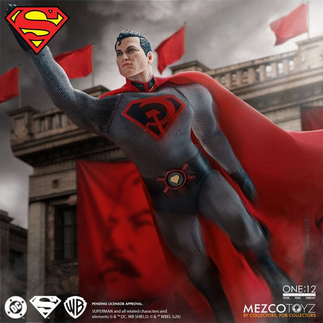 Mezco Toys DC Comics Collective Superman Red Son One:12 1/12 Actionfigur